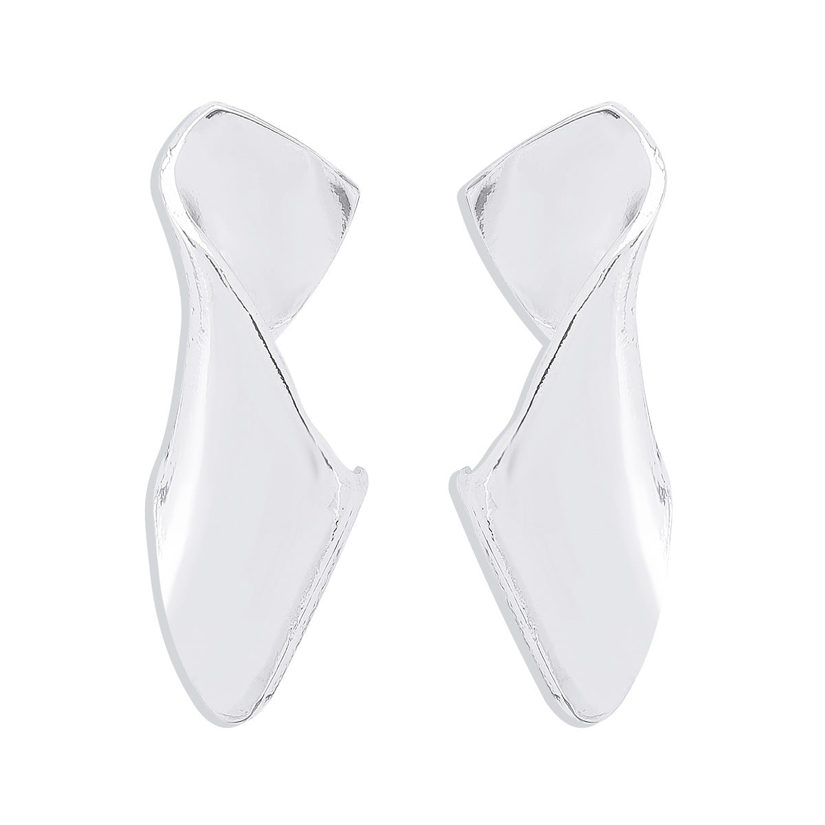 Wholesale Retro Exaggerated Irregular Twisted Earrings